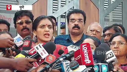 राज्य महिला आयोगाच्या अध्यक्षा रुपाली चाकणकर यांच्या राजीनाम्यावर ठाम - रुपाली ठोंबरे पाटील