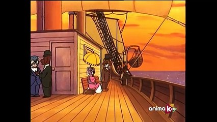 Dessin animé : Le Tour du Monde en 80 jours (Japon,1984) Episode 12 Tempête en mer de Chine