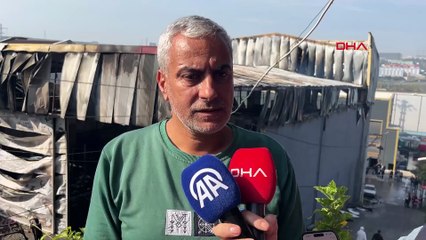 Kocaeli'de kozmetik fabrikasında yangın, görgü tanığı anlattı:'içeride insanlar bağırıyordu'