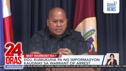 24 Oras Weekend (Parts 3 & 4) Holdapan sa gasolinahan | ICC arrest warrant vs. Sen. Dela Rosa | Direksyon ng Bagyong Uwan | atbp.