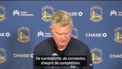 Warriors - Kerr : "Nous avons besoin de récupérer Curry"