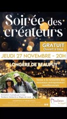 Bonjour 🙂 nous sommes heureux d'animer cette soirée des Créateurs à Mouilleron le Captif le 27 novembre à 20 h 00 ! Concert à 20 h 00 Venez nombreuxinformations Hôtel de Ville mouilleron le captif 02 51 31 10 50