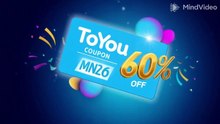 خصم 60% تاريخي من ToYou! 🤯 كود (MN26) الأقوى لتوفير نصف الثمن على طلبات التوصيل!