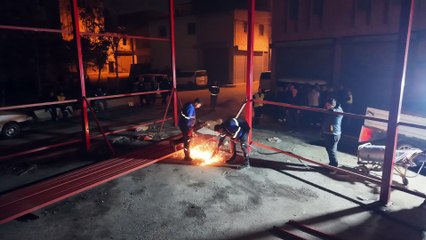 İzmir’in o ilçesindeki hazine arazisinde kaçak yapıya gece operasyonu: Hukuksuzluğa geçit yok