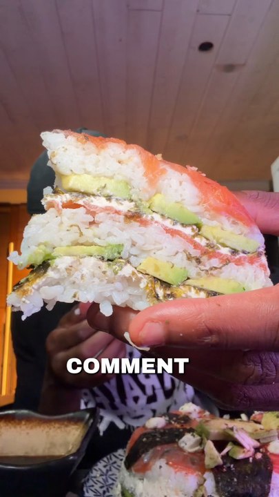 Sushi cake dégustation !