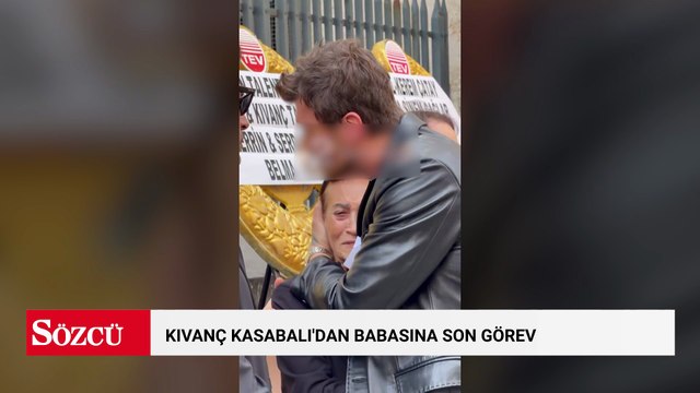 Kıvanç Kasabalı’nın gözyaşlarına boğulan oğlu Can’ı dedesinin cenazesinde amcası Kıvanç Tatlıtuğ teselli etti