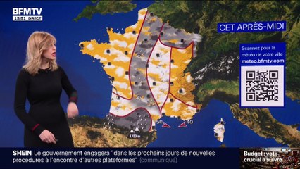 Eleonore Boccara - Météo BFM TV (Soir) 08/11/2025) : Blocage Pluvieux sur les Pyrénées (Neige à 1700m) et Retour de la Pluie par l'Ouest Dimanche 🌧️❄️