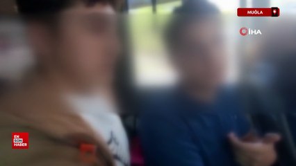 Muğla'da belediye otobüs şoförünün valizleri fazla diye öğrencileri otobüse almadığı iddiası