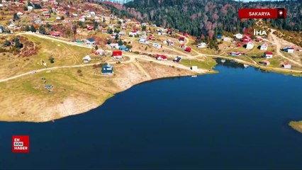 Sakarya'da yer alan Sultanpınar Yaylası göz kamaştırıyor