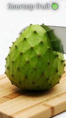 ASMR Cutting Soursop 🍈 | Relaxing Fruit Sounds & Tropical Vibes