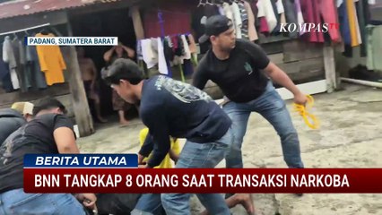 Aksi BNN Sergap Transaksi Narkoba di Padang, 8 Orang Ditangkap | BERUT
