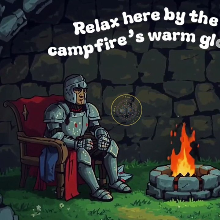 3-Hour Pixel Knight Campfire: Epic Medieval Ambience & Calm Fantasy Music for Deep Relaxation.