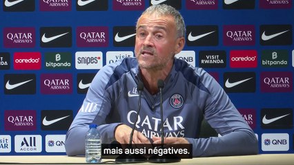 Luis Enrique "pas préoccupé " par les blessures