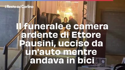 Il funerale e camera ardente di Ettore Pausini, ucciso da un'auto mentre andava in bici