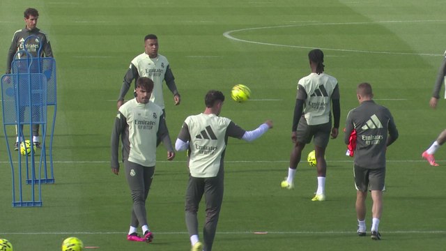 El show de Mbappé y Camavinga en el entrenamiento