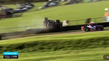 Rallycross British 2025 Lydden Hill Doran Massive Crash Flip