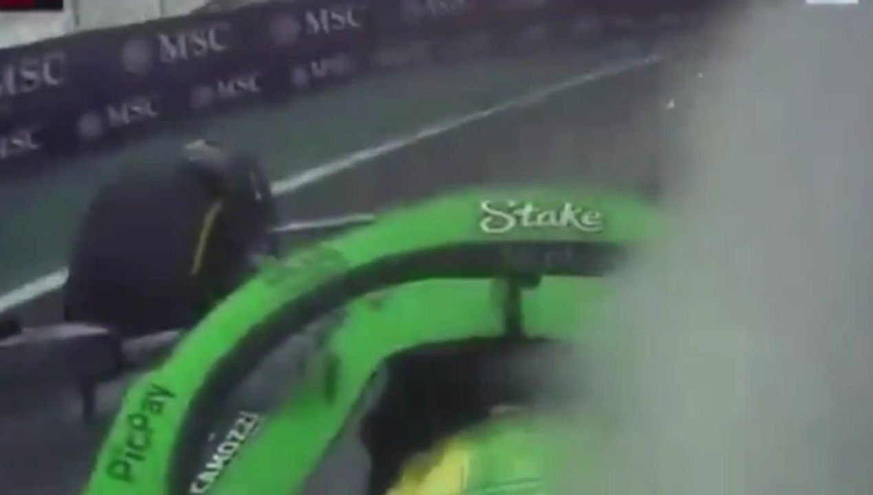 Brazilian GP Sprint 2025 Bortoleto Huge Crash