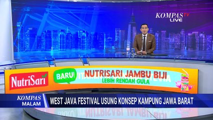 Suasana Kampung Sunda Tempo Dulu Warnai West Java Festival di Kiara Artha Park | KOMPAS MALAM