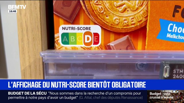 L'Assemblée nationale a adopté une mesure visant à rendre obligatoire le Nutri-Score sur les emballages