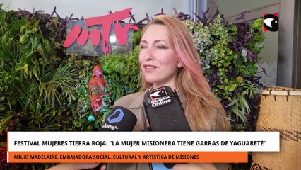 Festival Mujeres Tierra Roja: “La mujer misionera tiene garras de yaguareté”