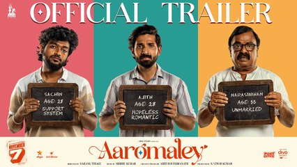 Aaromaley (2025) – Official Trailer | Silambarasan TR, Kishen Das, Shivathmika | Divo Music | Tamil Movie | 4K UHD