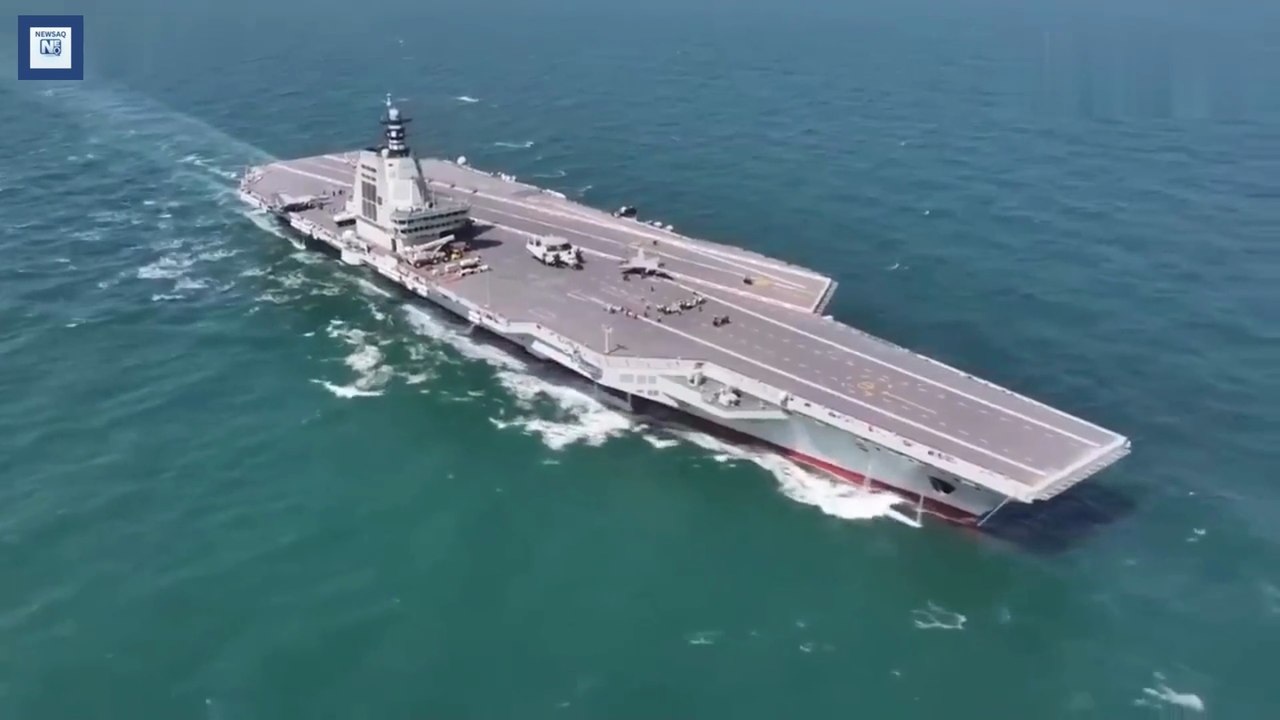 CHINA UNVEILS FUJIAN AIRCRAFT CARRIER