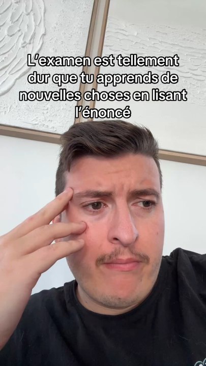 Quand c’est comme ça il est déjà trop tard mdr #pourtoi #humour #drole #examen