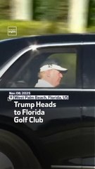 Trump Heads To Florida Golf Club