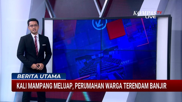 Hujan Deras Guyur Jakarta, Kali Mampang Meluap Akibatkan Banjir di Perumahan Warga | BERUT