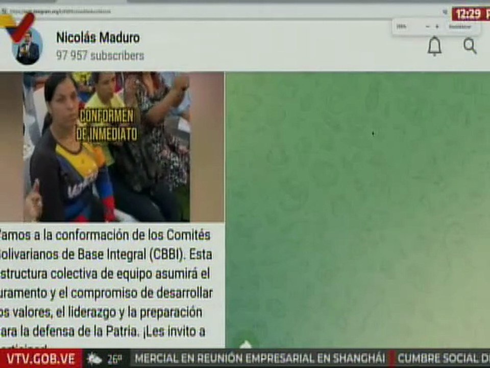 Pdte. Maduro: CBBI desarrollarán valores, liderazgo y preparación para la defensa de la Patria
