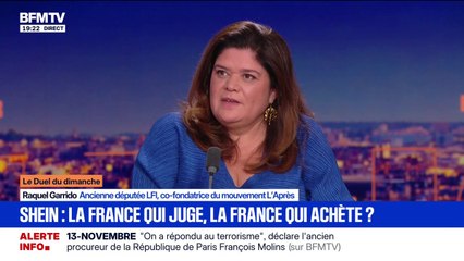 Shein: "Il faut arrêter ce modèle-là", déclare Raquel Garrido, co-fondatrice du mouvement "L'Après"