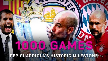 1000 Games - Pep Guardiola's monumental milestone