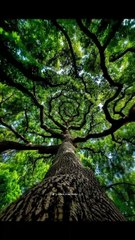 Big tree in different ways