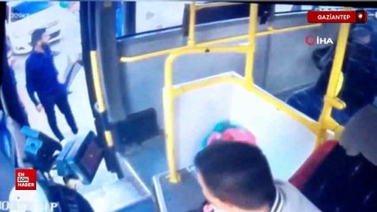 Gaziantep'te yaşlı yolcuyla tartıştığı iddia edilen otobüs şoförü feci şekilde darbedildi