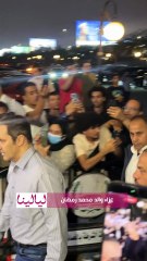 علاء وجمال مبارك يقدمان واجب العزاء في والد محمد رمضان