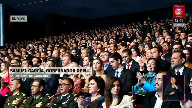 Samuel García rinde su cuarto informe de gobierno en Nuevo León