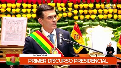 DISCURSO RODRIGO PAZ PEREIRA