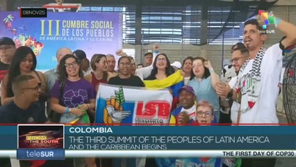 Colombia | The Third Summit of the peoples of Latin America and the Caribbean begins