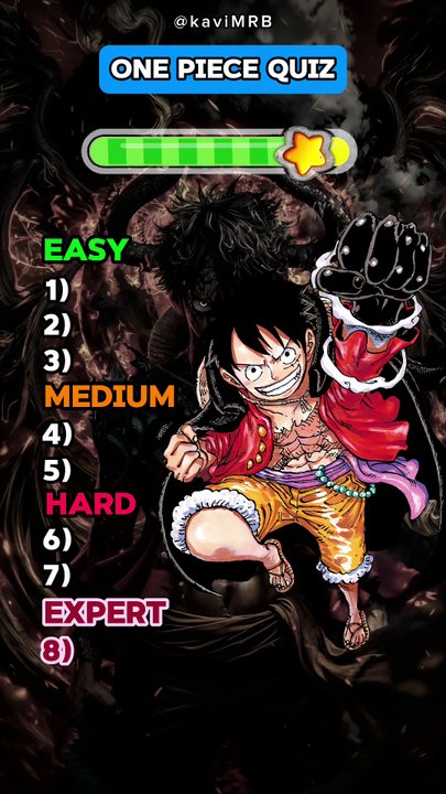Ultimate One Piece Quiz!