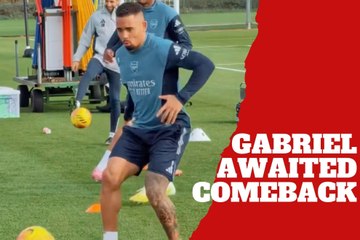 Arsenal Gabriel Jesus looks ready for long-awaited comeback