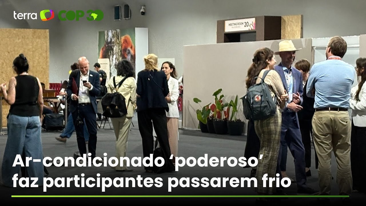 Cúpula do Clima ‘sem gravata’ tem frio intenso no interior em contraste com o calorão de Belém