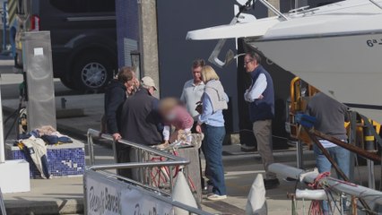 El rey Juan Carlos sale a navegar en Sanxenxo