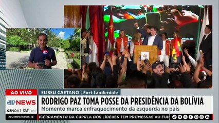 Rodrigo Paz toma posse da Bolívia e enfraquece esquerda na América Latina