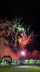 Fireworks display at Dering Lines Brecon 2025