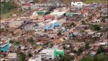 Brasil: drone capta destruição generalizada após tornado mortal