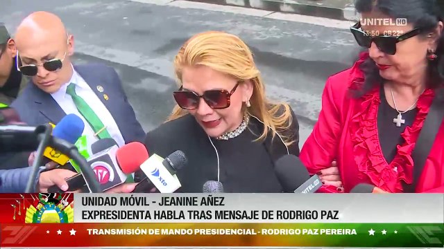 Jeanine Añez dice que las reformas judiciales son deudas pendientes, pero que ahora lo importante son los temas económicos, que están agobiando a todos