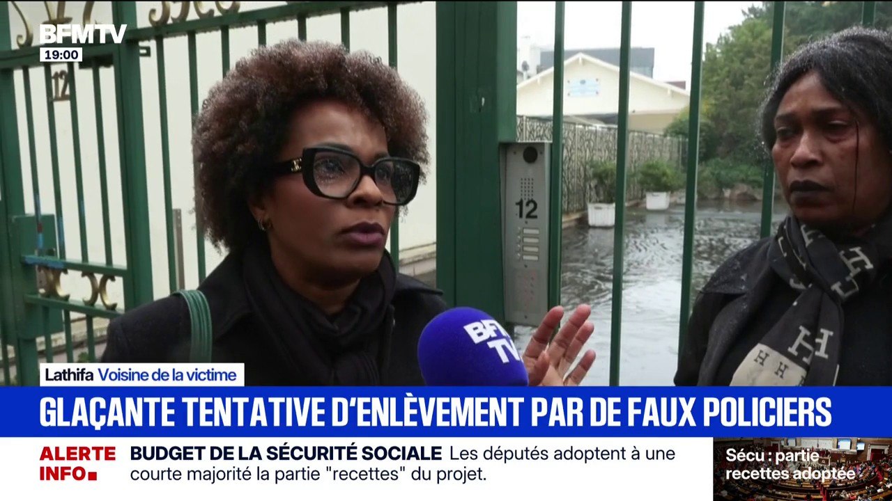 Tentative d'enlèvement par de faux policiers au Bourget: la voisine de la victime témoigne sur BFMTV