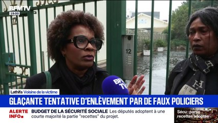 Tentative d'enlèvement par de faux policiers au Bourget: la voisine de la victime témoigne sur BFMTV