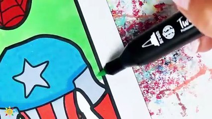 MEGA SPEED Superheroes Coloring Pages - Spiderman Coloring - Hulk Coloring