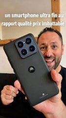 Le Motorola Edge 70 surprend tout le monde 🔥Design ultra fin, grosse autonomie, photos superbes et écran fluide — le tout à prix contenu !Et en ce moment, il est dispo en avant-première chez Orange avec un pack d’accessoires offert 🎁